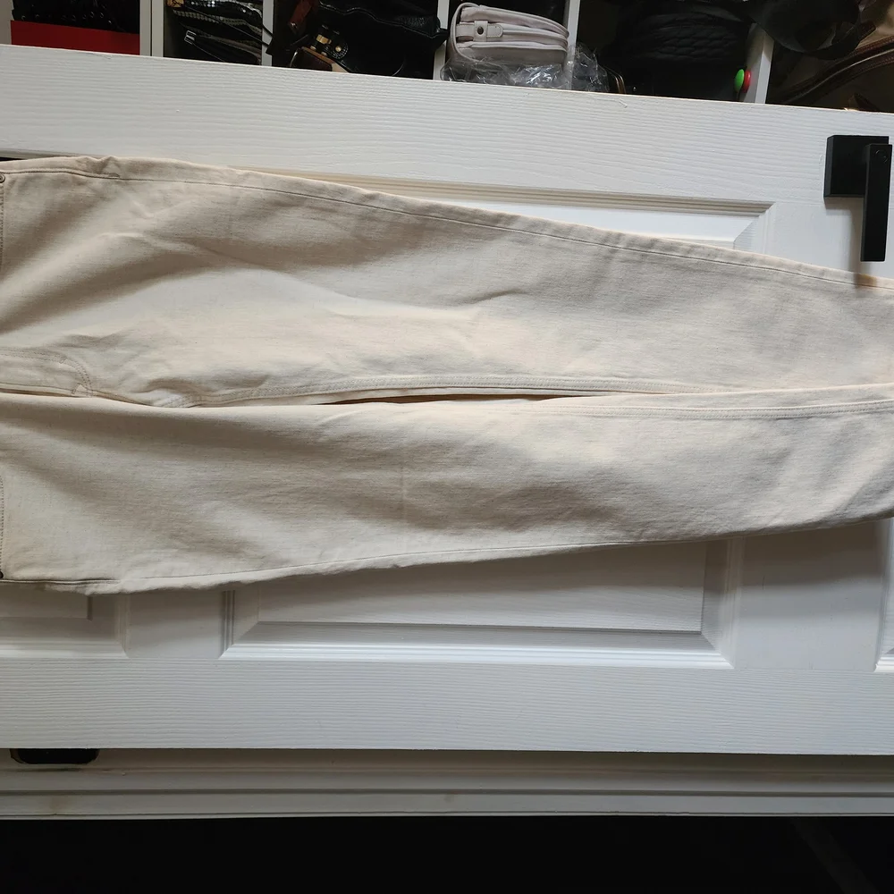 Men's Cream Jeans 32/34 - Picture 7 of 10